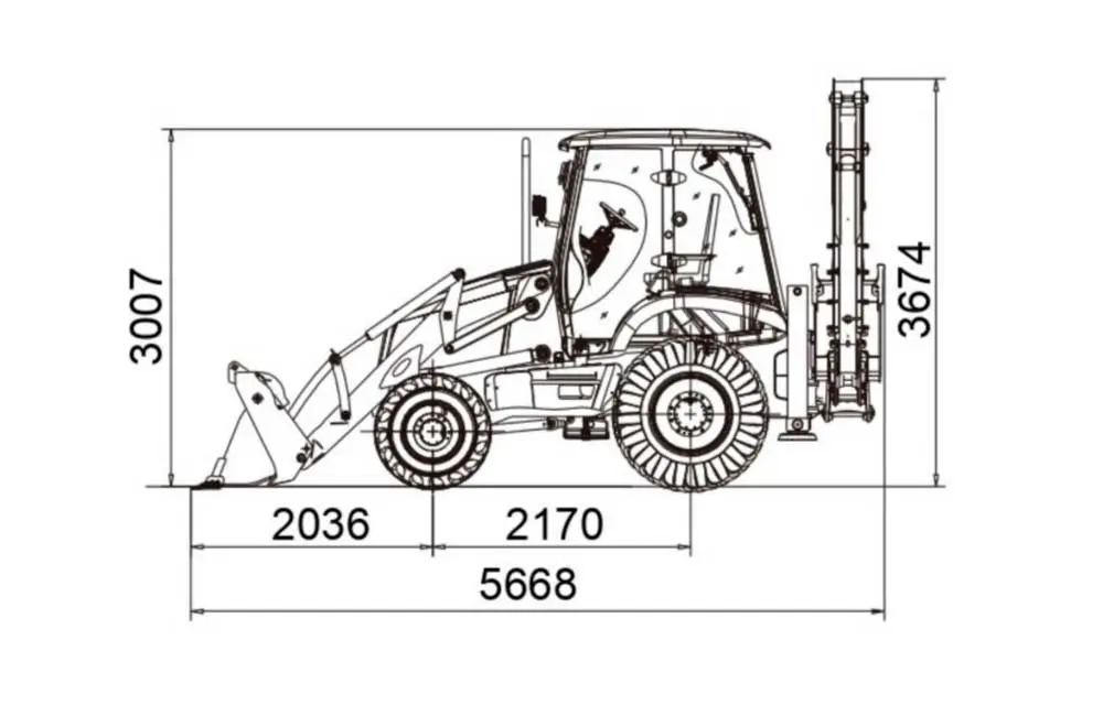 Экскаватор-погрузчик LONKING 83C Экскаватор-погрузчик LONKING 83C — изображение 11