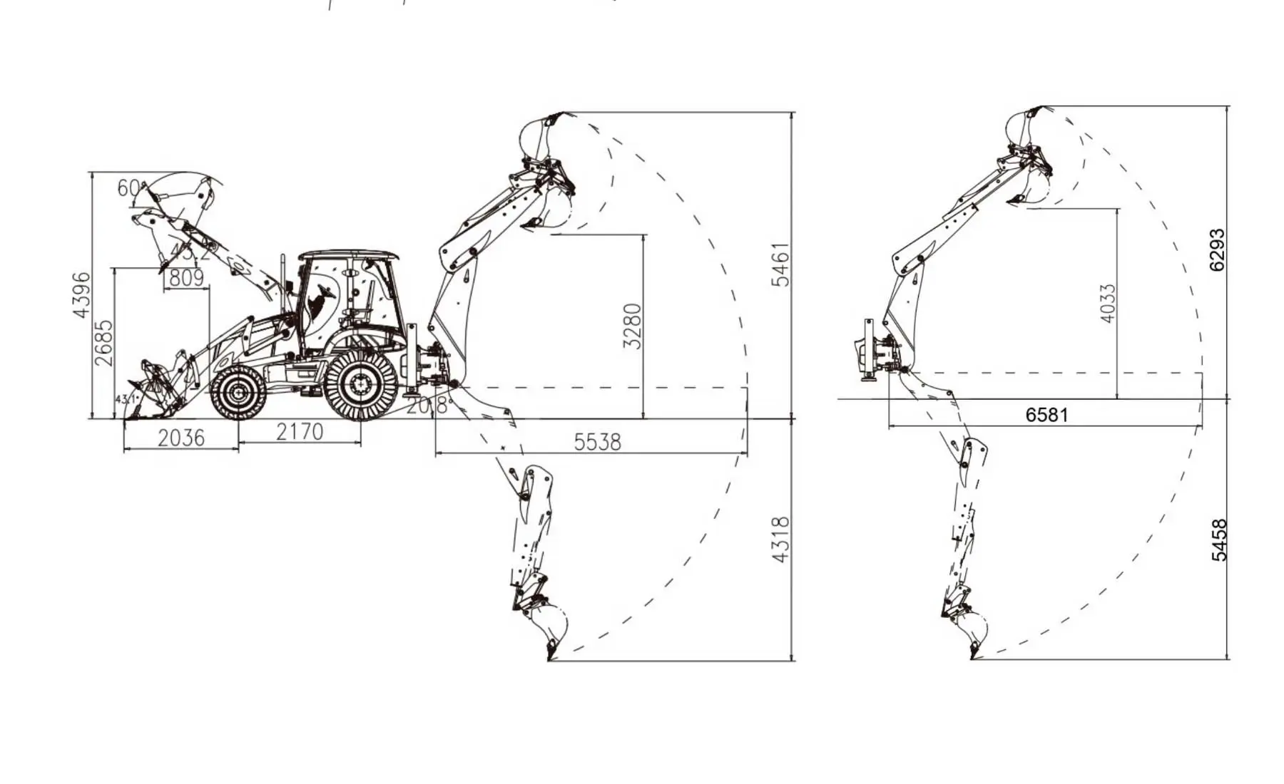 Экскаватор-погрузчик LONKING 83C Экскаватор-погрузчик LONKING 83C — изображение 4