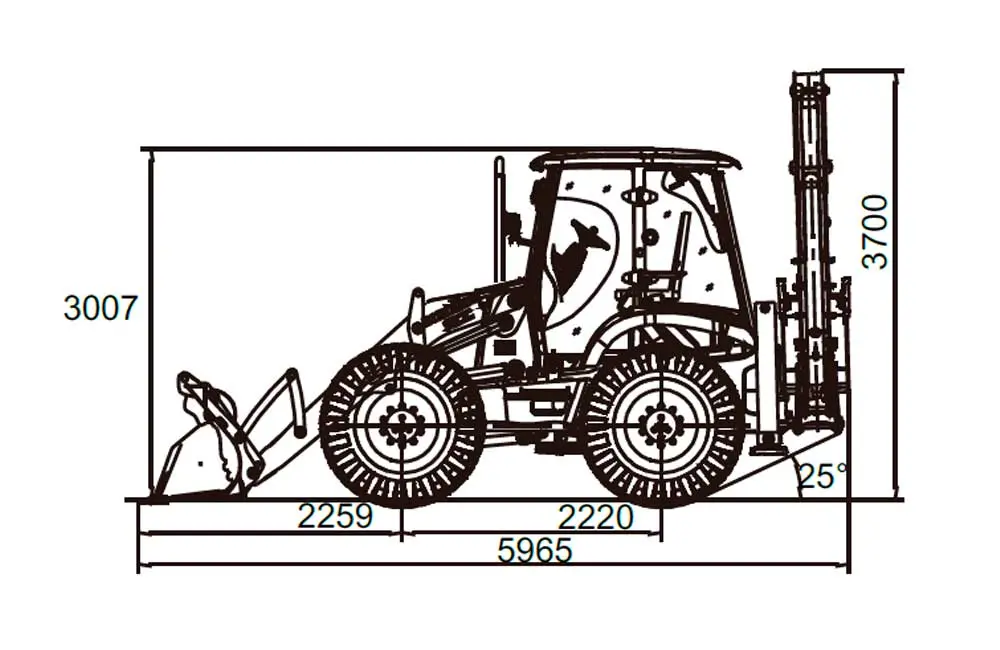 Экскаватор-погрузчик LONKING 84C Экскаватор-погрузчик LONKING 84C — изображение 5